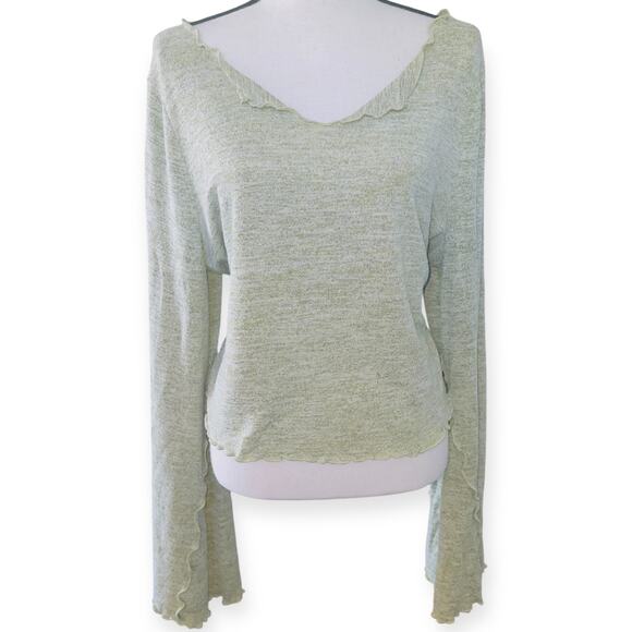 Soft Fairy-like Wide Sleeve Shirt - Picture 1 of 6